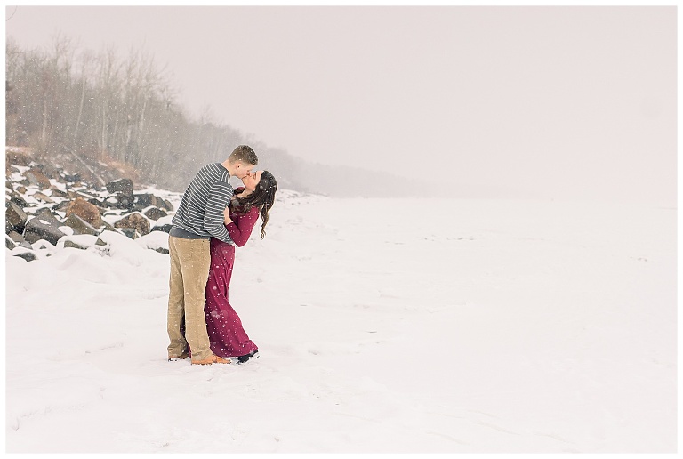 Lake Superior Duluth, MN Engagement Session picture